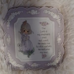 Precious Moment porcelain wall plate